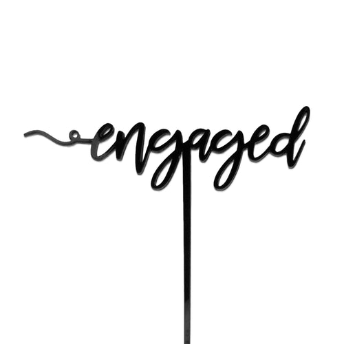 Engaged - Cake Topper - Zoi&Co