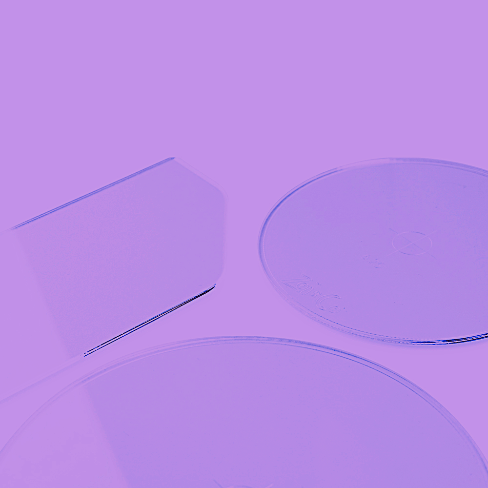 Cake Scrapers and Discs by Zoi&Co on purple background