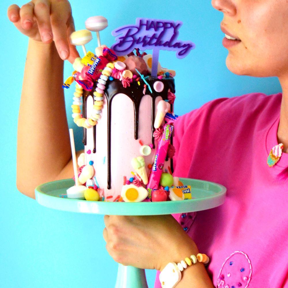 Happy Birthday Cake Topper on Cake photo by Carola Bruno - Birthday Collection - Zoi&Co