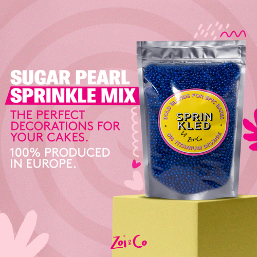 dark blue sugar pearls sprinkles sprinkled bulk europe