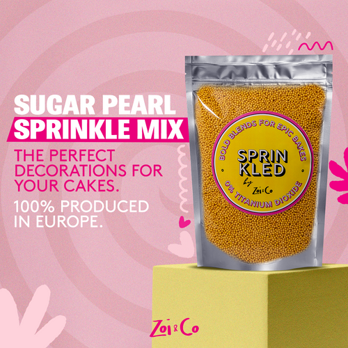 gold sugar pearls nonpareils sprinkles sprinkled bulk europe