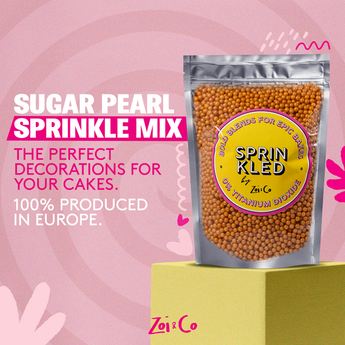 1KG GOLD - Sugar Pearl Sprinkles