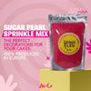 hot pink nonpareils sugar pearls sprinkles sprinkled bulk europe