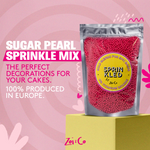 hot pink sugar pearls sprinkles sprinkled bulk europe