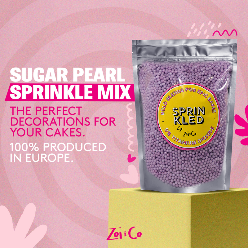 lavender sugar pearls sprinkles sprinkled bulk europe