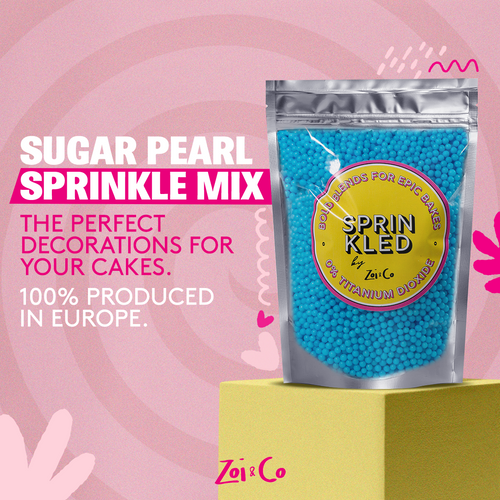 SAMBA DI RIO/ LIGHT BLUE PEARLS - 2KG Sprinkles (Copy)