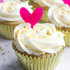 mini heart cupcake topper and cupcake zoiandco
