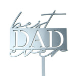 best dad ever cake topper front view zoiandco