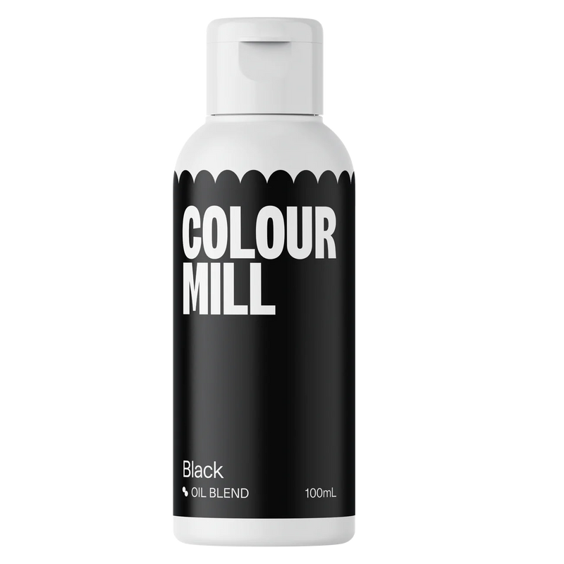 Black 100ml - Oil Based Colouring - Colour Mill