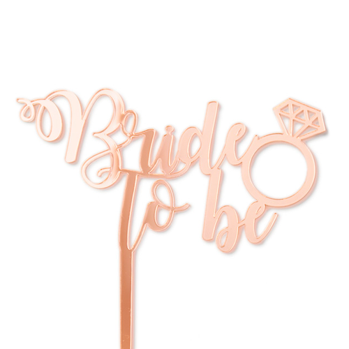 Bride to Be w/Diamond - Cake Topper - Zoi&Co