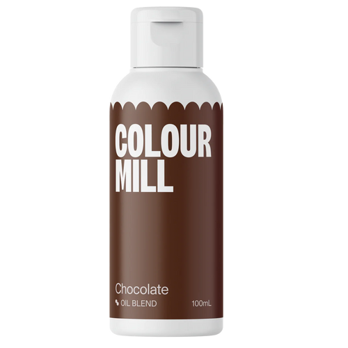 Chocolate 100ml - Oil Based Colouring - Colour Mill