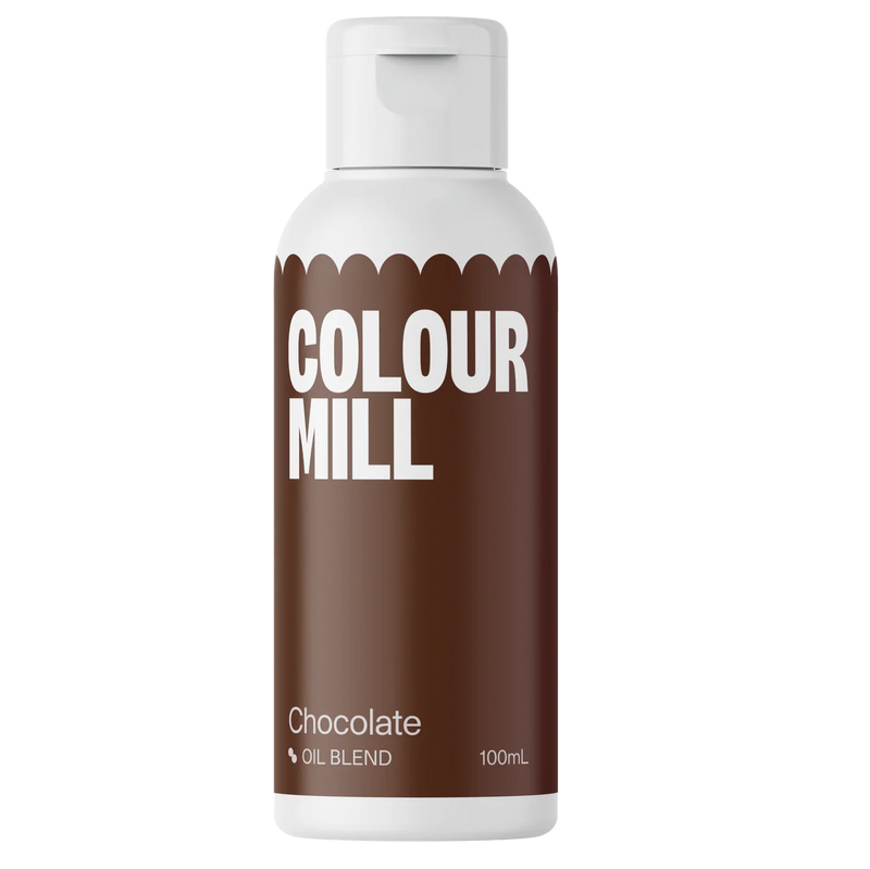 Chocolate 100ml - Oil Based Colouring - Colour Mill
