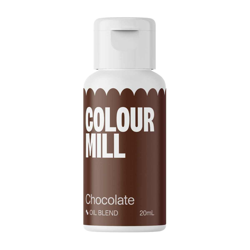 Chocolate 20ml - Oil Based Colouring - Colour Mill