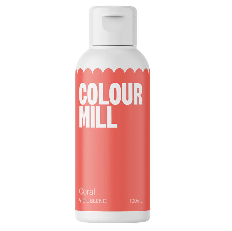 Coral 100ml - Oil Based Colouring - Colour Mill