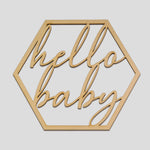 Hello Baby - Baby Shower Sign - Zoi&Co