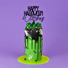 Happy Halloween Witches Cake Topper on Cake by Carola Bruno - Zoiandco