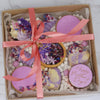 purple happy mother's day gift box & tag zoiandco