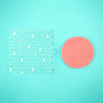 Minimal Eggs - Tile Embosser w/ example - front view - Zoi&Co