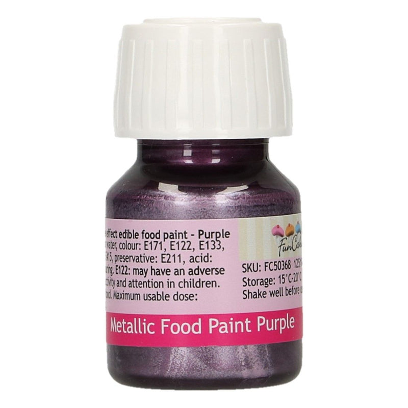 FunColours Metallische Lebensmittelfarbe -Violett- 30ml