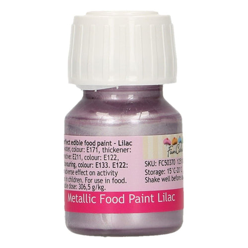 FunColours Metallic Food Paint -Lilac- 30ml