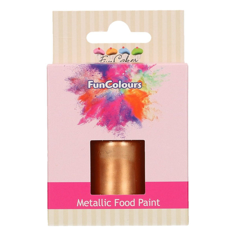 FunColours Metallic Food Paint -Copper- 30ml