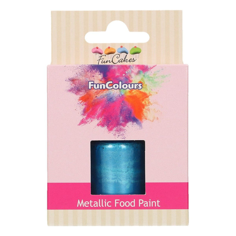 FunColours Metallische Lebensmittelfarbe -Königsblau- 30ml