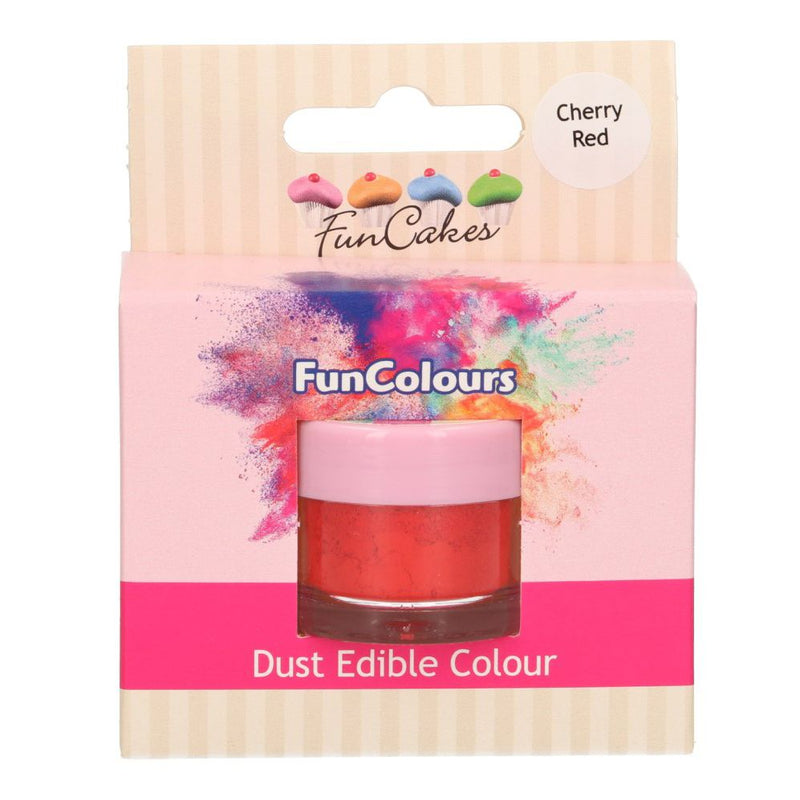 Edible FunColours Dust -Cherry Red- 2.5g