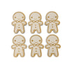 Gingerbread man - Cake Charms -6pcs- - Zoi&Co