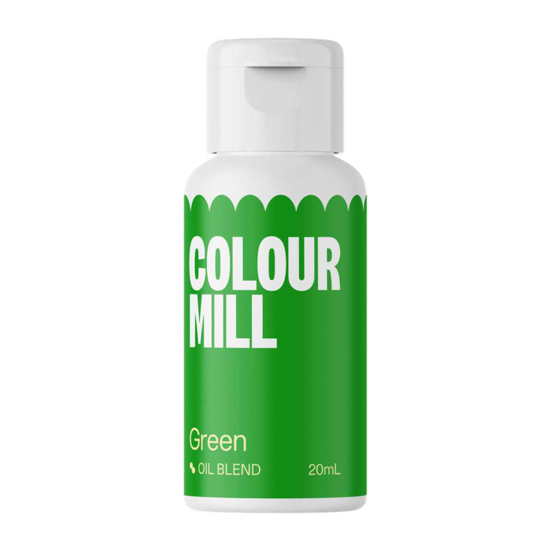 Green 20ml - Oil Based Colouring - Colour Mill