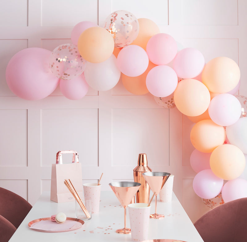Matte Peach & Pink - Balloon Arch Kit - Zoi&Co