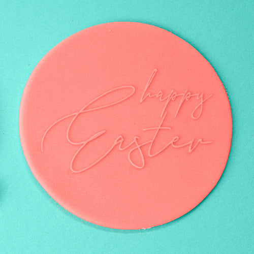Happy Easter - Easter Embosser example - front view - Zoi&Co