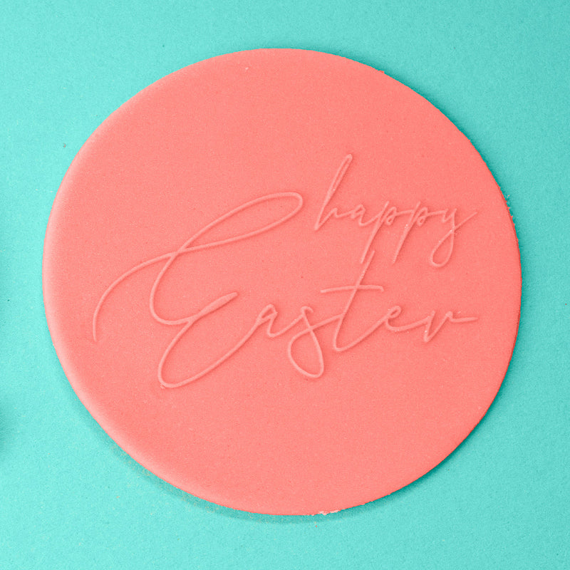 Happy Easter - Easter Embosser example - front view - Zoi&Co
