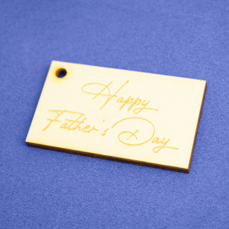 Happy Father's Day Calligraphy - Gift Tag - 12pcs-