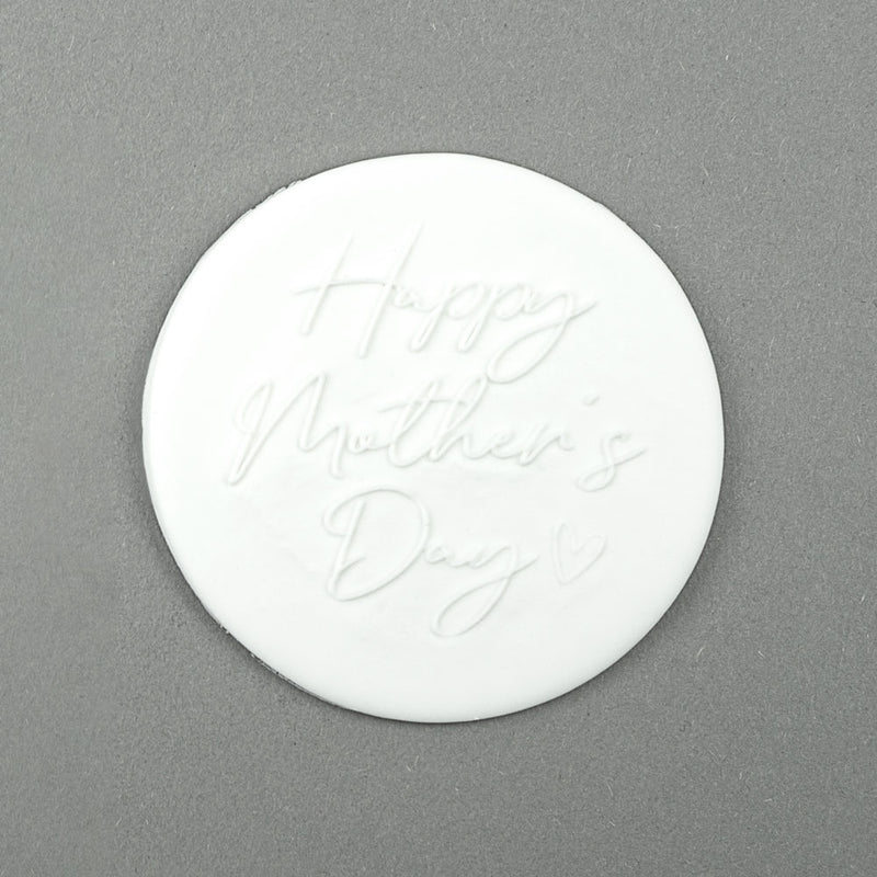 happy mother's day - cookie and fondant embosser front zoiandco