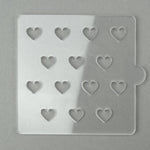 large hearts - tile cookie and fondant embosser . zoi&co