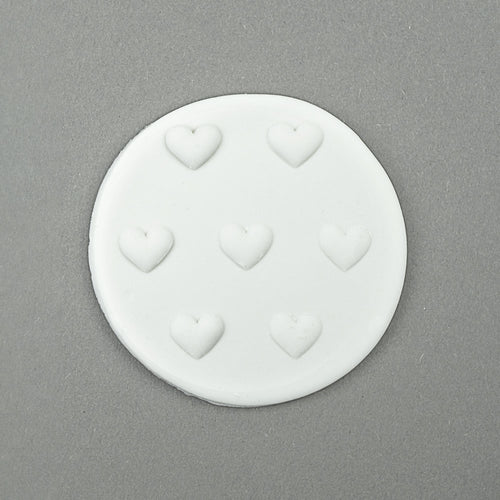 large hearts - tile cookie and fondant embosser . zoiandco