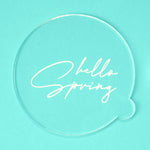 Hello Spring - Easter Embosser - front view - Zoi&Co