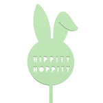 Hippity Hoppity - Easter Cake Topper - front view - Zoi&Co