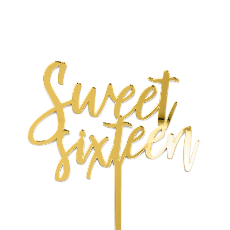 Sweet Sixteen - Cake Topper - Zoi&Co
