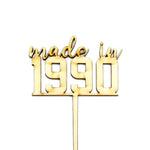 made in (year) - Cake Topper - Zoi&Co