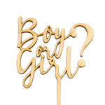 Boy or Girl? - Cake Topper - Zoi&Co