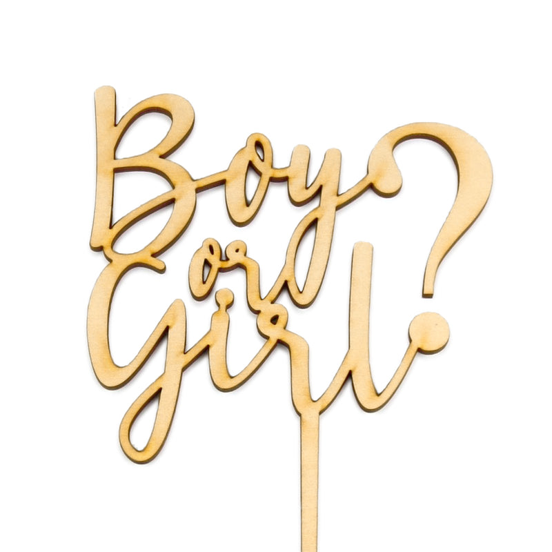 Boy or Girl? - Cake Topper - Zoi&Co