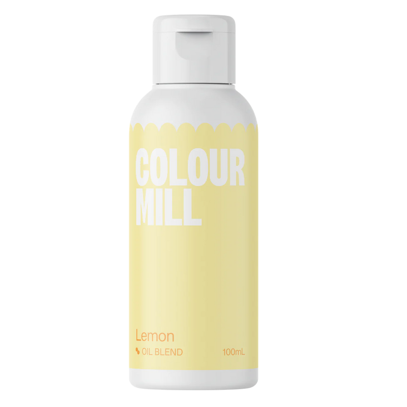 Lemon 100ml - Oil Based Colouring - Colour Mill