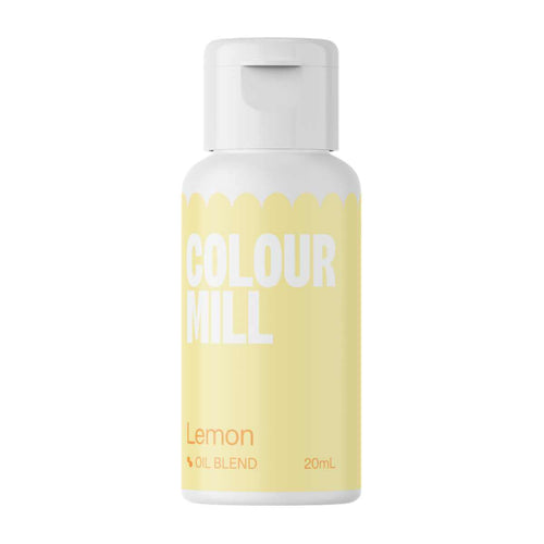 Lemon 20ml - Oil Based Colouring - Colour Mill
