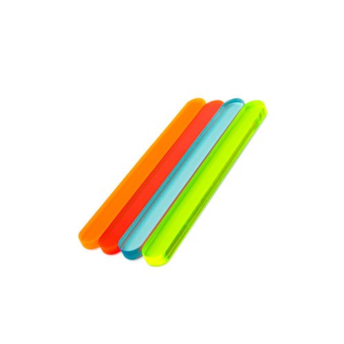 Fluorescent Mini Cakesicle Sticks Side View Zoi&Co