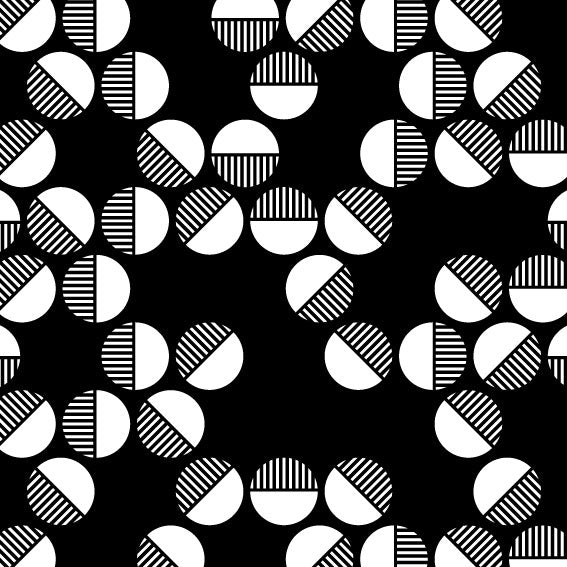 moonlight cake stencil pattern black & white zoiandco