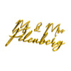 Mr & Mrs Pilenber - Cake Charm - Front View - Zoiandco