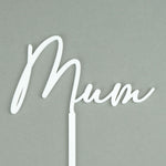 mum - mother's day cake topper front view zoiandco