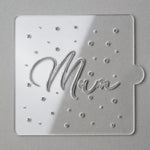 mum - mother's day tile embosser for cookies and fondant zoi&co