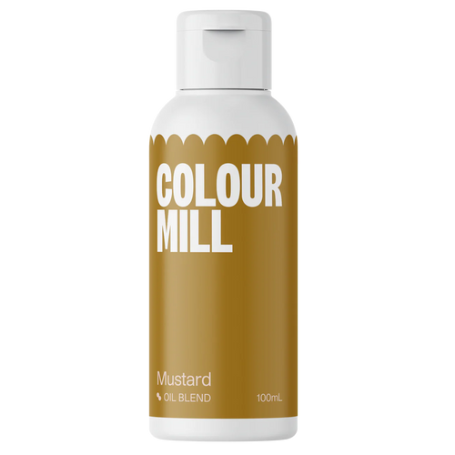 Mustard 100ml - Oil Based Colouring - Colour Mill